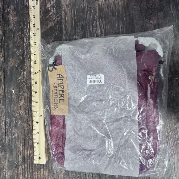 Ampere Maroon Red Crossbody Bag with Textured Leather and Adjustable Strap - Picture 3 of 7